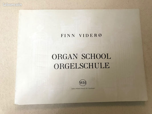 Finn Videro Organ School Orgelschule partition pour orgue