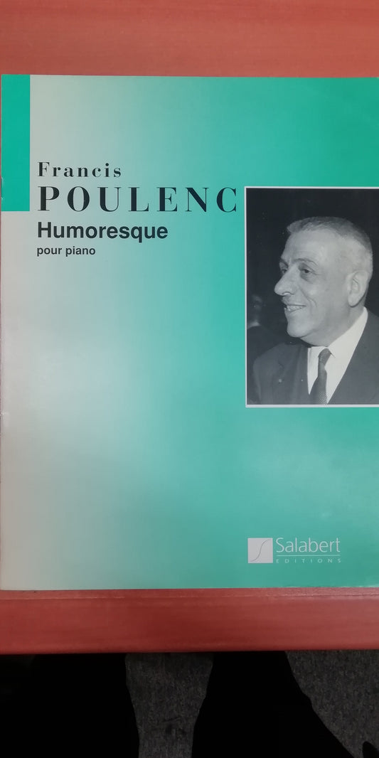 Poulenc Francis Humoresque partition piano